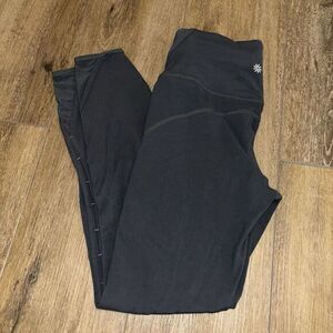 Athleta Leggings Compression Pants Gym Work‎ Out Yoga Gray Womens Size XS XSMALL